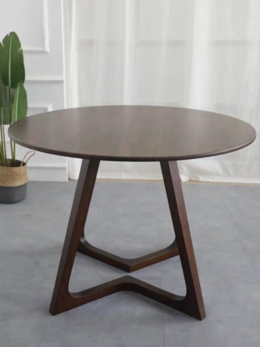 CARSON Solid Wood Round Dining Table