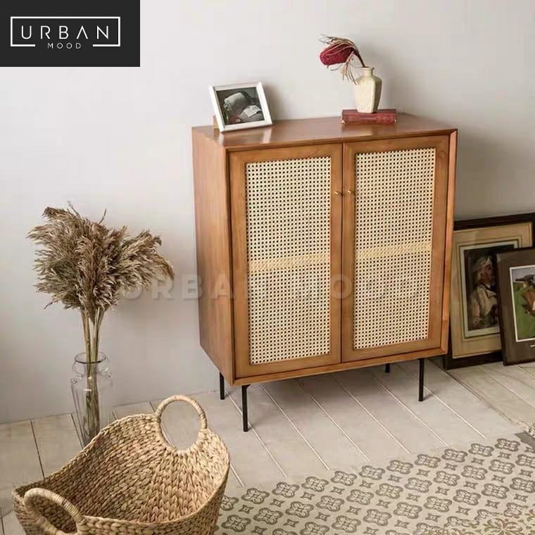 NASH Rustic Rattan Sideboard