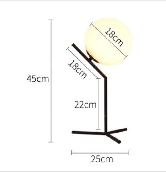 NOBLE Full Moon Contemporary LED Table Lamp