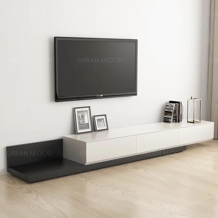 NOEL Modern Japanese Style Wooden TV Console