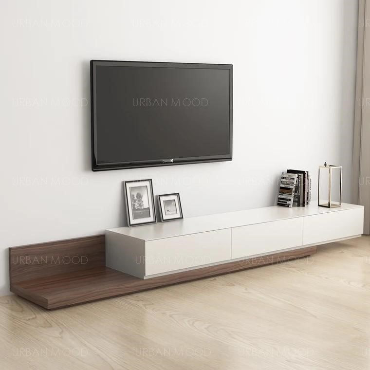 NOEL Modern Japanese Style Wooden TV Console