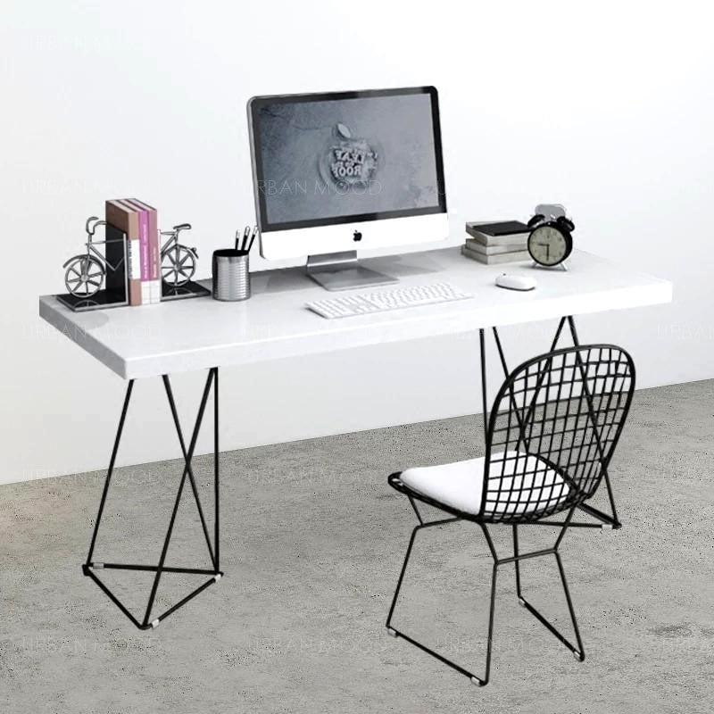 NYSSE Minimalist Wire Frame Writing Office Table