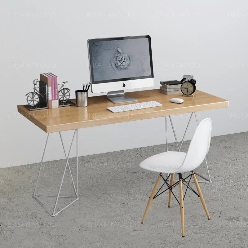 NYSSE Minimalist Wire Frame Writing Office Table