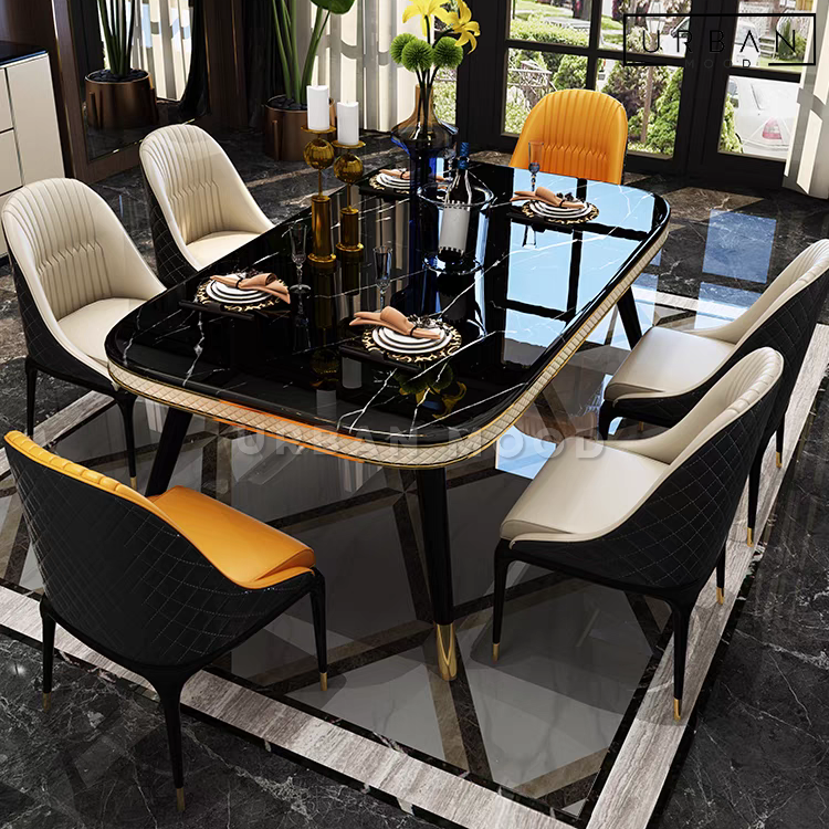 NED Modern Marble Dining Table