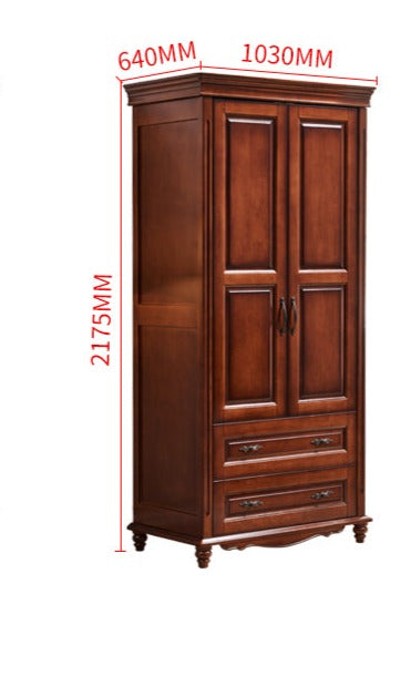 Norah Boston Hilton American Wardrobe Luxury Modern Solid Wood 2, 3, 4, 5 doors