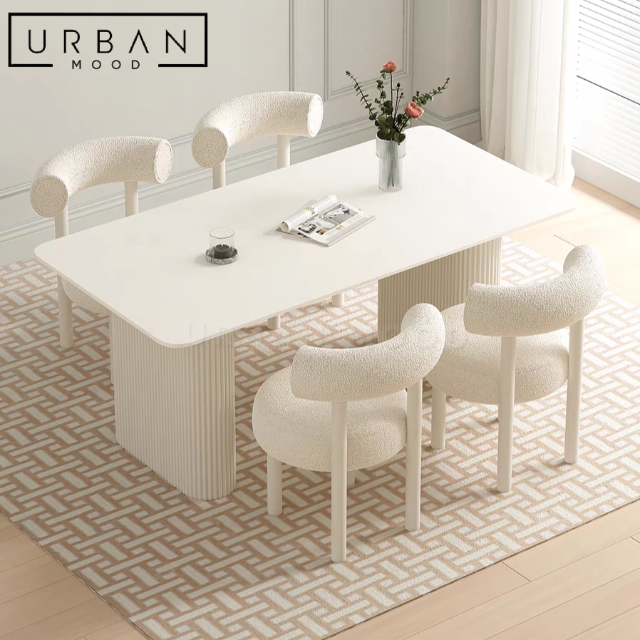 NYRA Minimalist Sintered Stone Dining Table