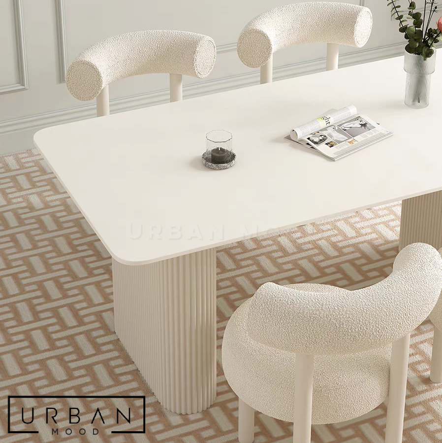 NYRA Minimalist Sintered Stone Dining Table