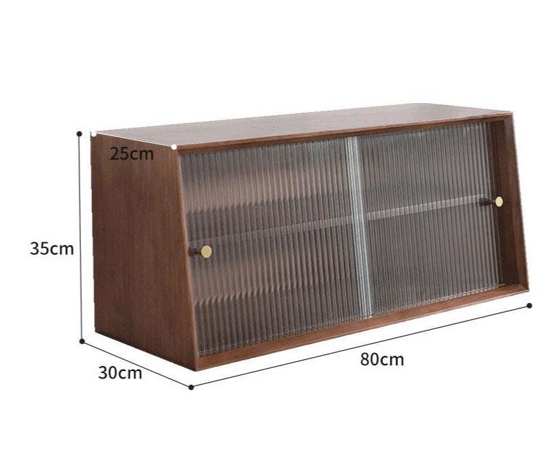 Braxton Storage Cabinet  Scandinavian Solid Wood Countertop