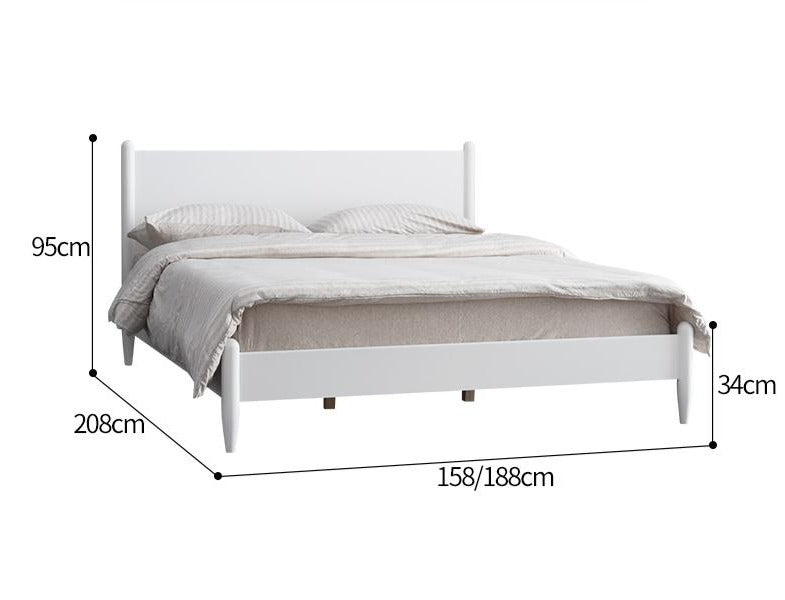 ASHER Nordic Modern Bed 1.5m / 1.8m Queen / King Size