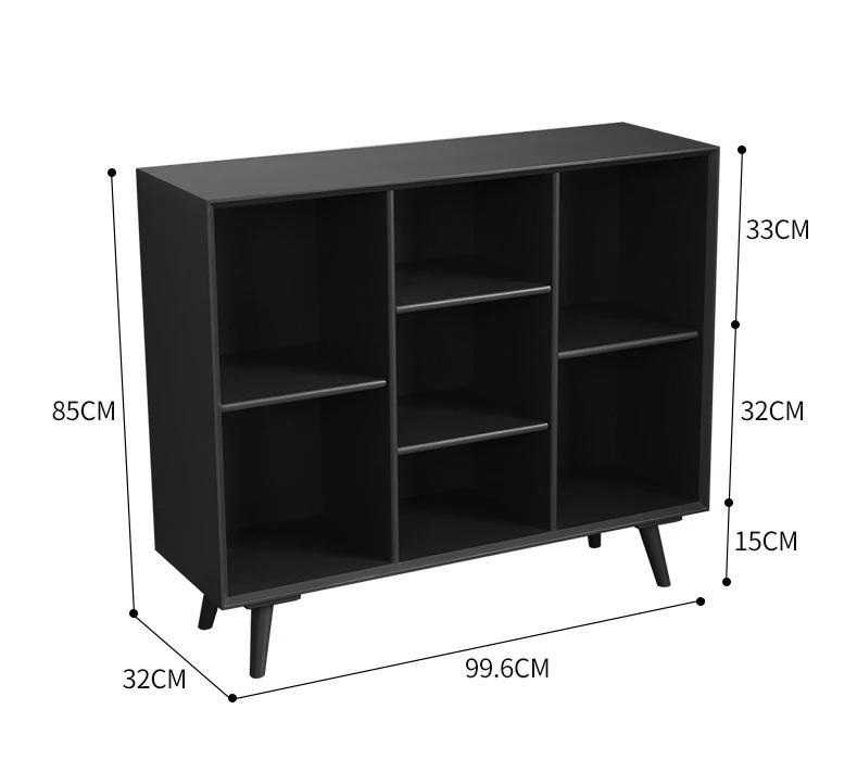 LUCAS Storage Solid Wood Bookcase Display