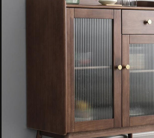 SAMUEL Solid Wood Wine Cabinet Sideboard Kitchen Storage