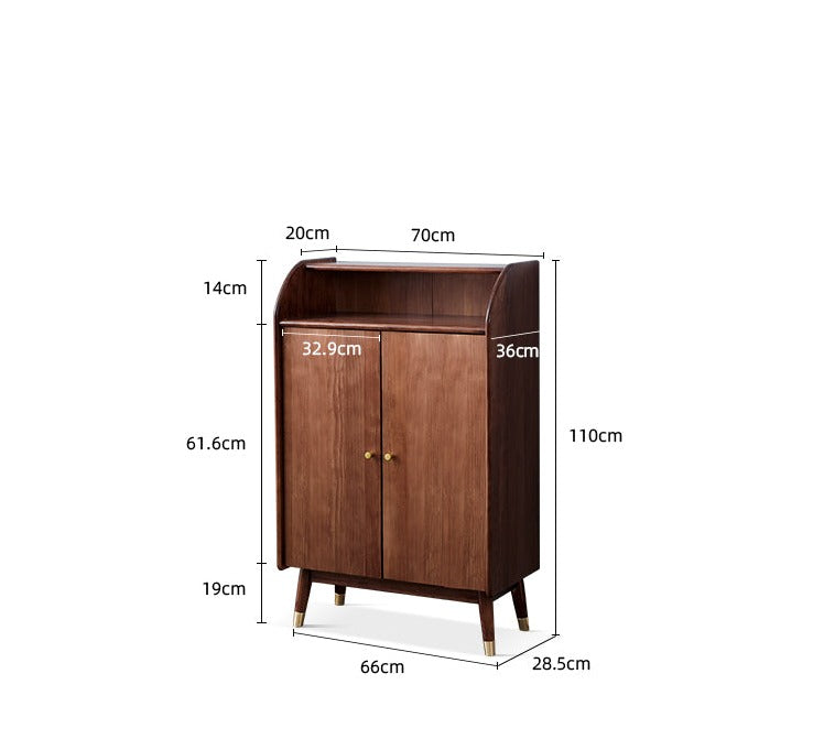 VIVIAN COURTYARD Buffet Cabinet for Cloth, Wine, Shoe Etc ( Grey, Walnut, Natural, White Color )