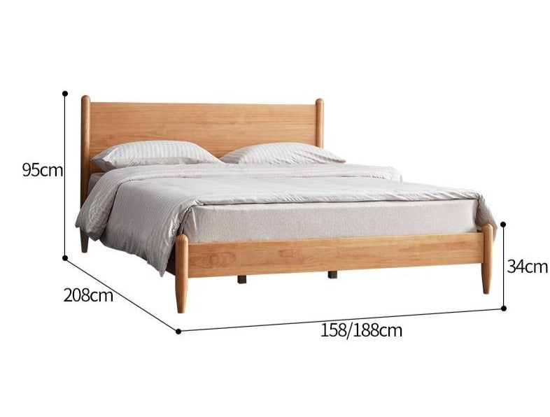 ASHER Nordic Modern Bed 1.5m / 1.8m Queen / King Size