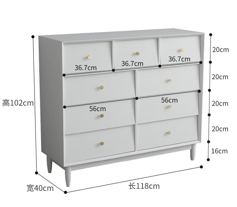 CONNOR Dresser 9 / 6 Chest Drawers Modern Classic