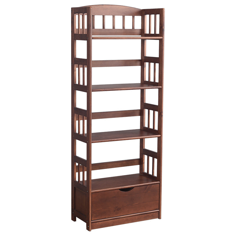 DAVIDE Modern Solid Wood Bookshelf Storage