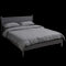 LEON Contemporary Bed Nordic Elemental Design 1.5 / 1.8m Queen / King Size