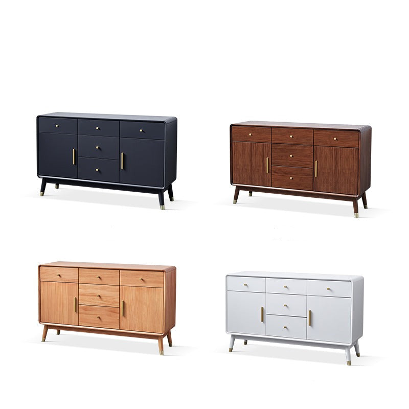 RYLEE COURTYARD Buffet Cabinet for Cloth, Wine, Shoe Etc ( Grey, Walnut, Natural, White Color ) Chest of Drawers