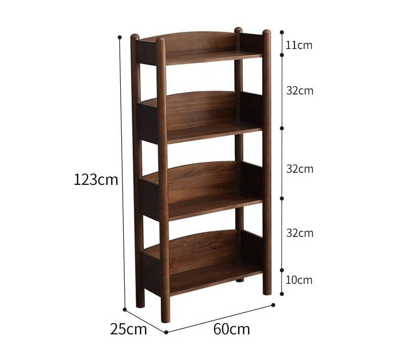 BENJAMIN Bookcase Storage Solid Wood Bookshelf