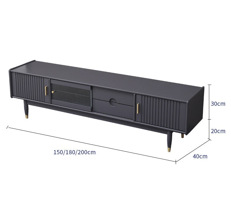 Adrianna HYATT Solid Wood TV Console Cabinet ( 3 Size 4 Colour )