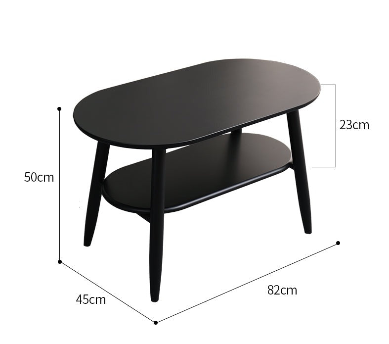 Alayah Japanese Scandinavian Coffee Table Solid Wood ( 4 Colour 2 Size )