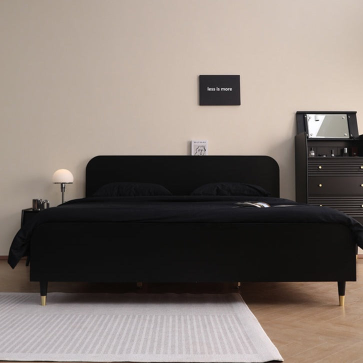 Anastasia HYATT Bed Scandinavian Nordic Pure Solid Wood Bedroom ( 2 Size 4 Colour )