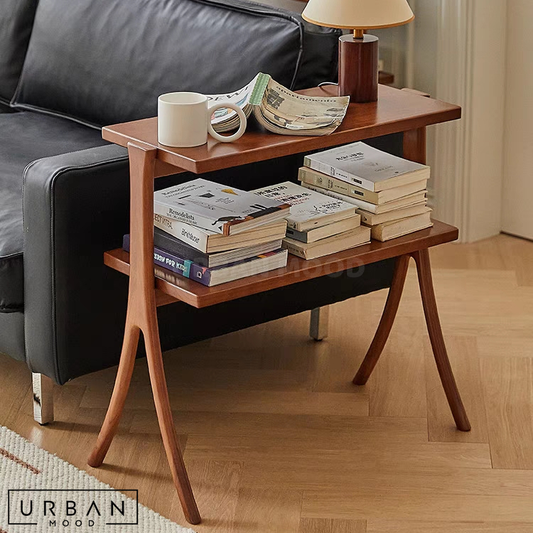 ORI Japandi Solid Wood Side Table