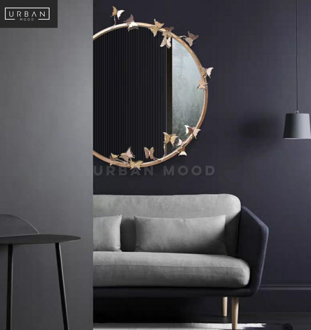 PARRIS Modern Accent Round Wall Mirror