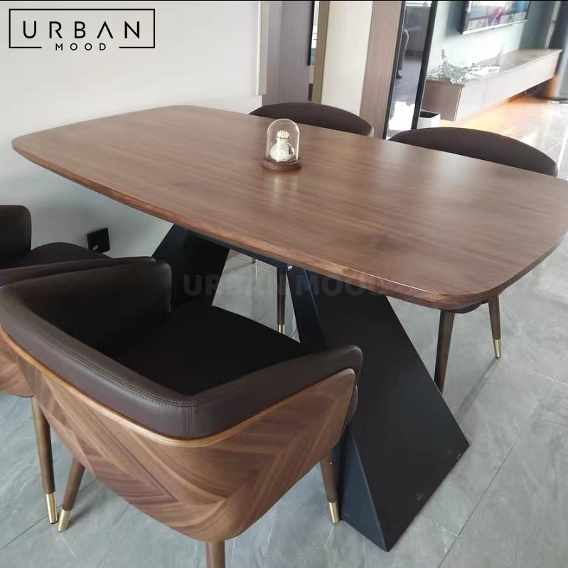 PERSIE Modern Solid Wood Dining Table