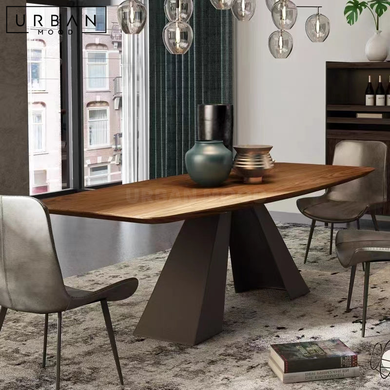 PERSIE Modern Solid Wood Dining Table