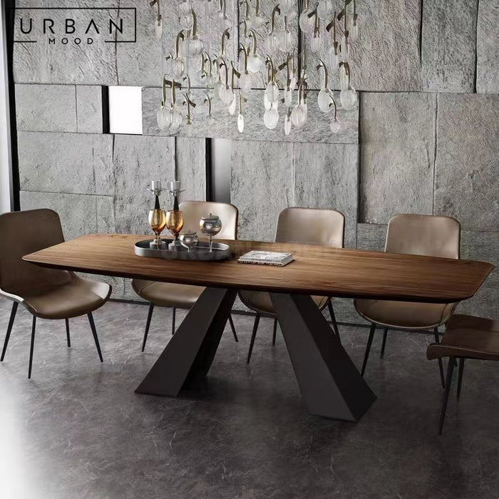 PERSIE Modern Solid Wood Dining Table
