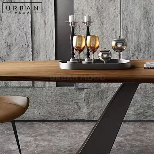 PERSIE Modern Solid Wood Dining Table