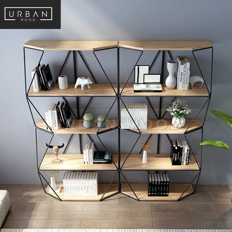 POLIX Modern Rustic Display Shelf