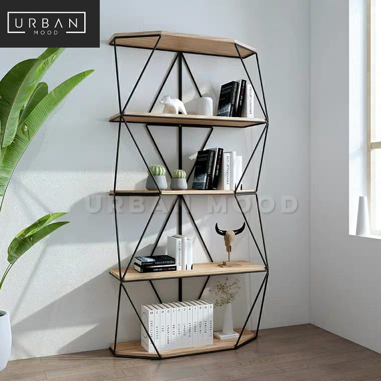 POLIX Modern Rustic Display Shelf