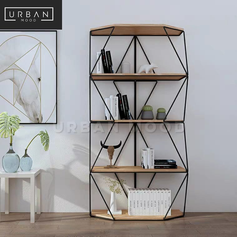 POLIX Modern Rustic Display Shelf