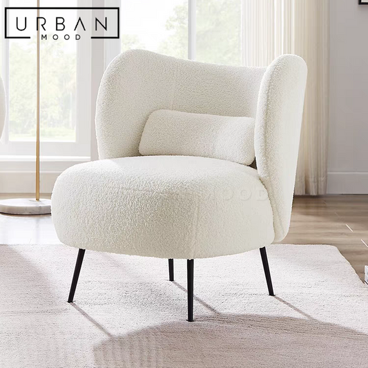 PORT Modern Boucle Armchair