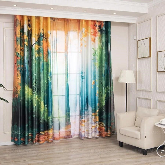 RAIZO Autumn Foliage Curtains