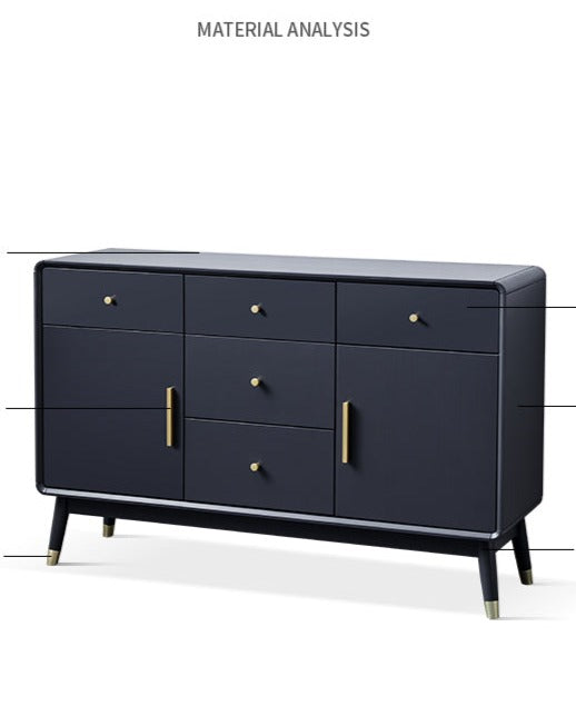 RYLEE COURTYARD Buffet Cabinet for Cloth, Wine, Shoe Etc ( Grey, Walnut, Natural, White Color ) Chest of Drawers