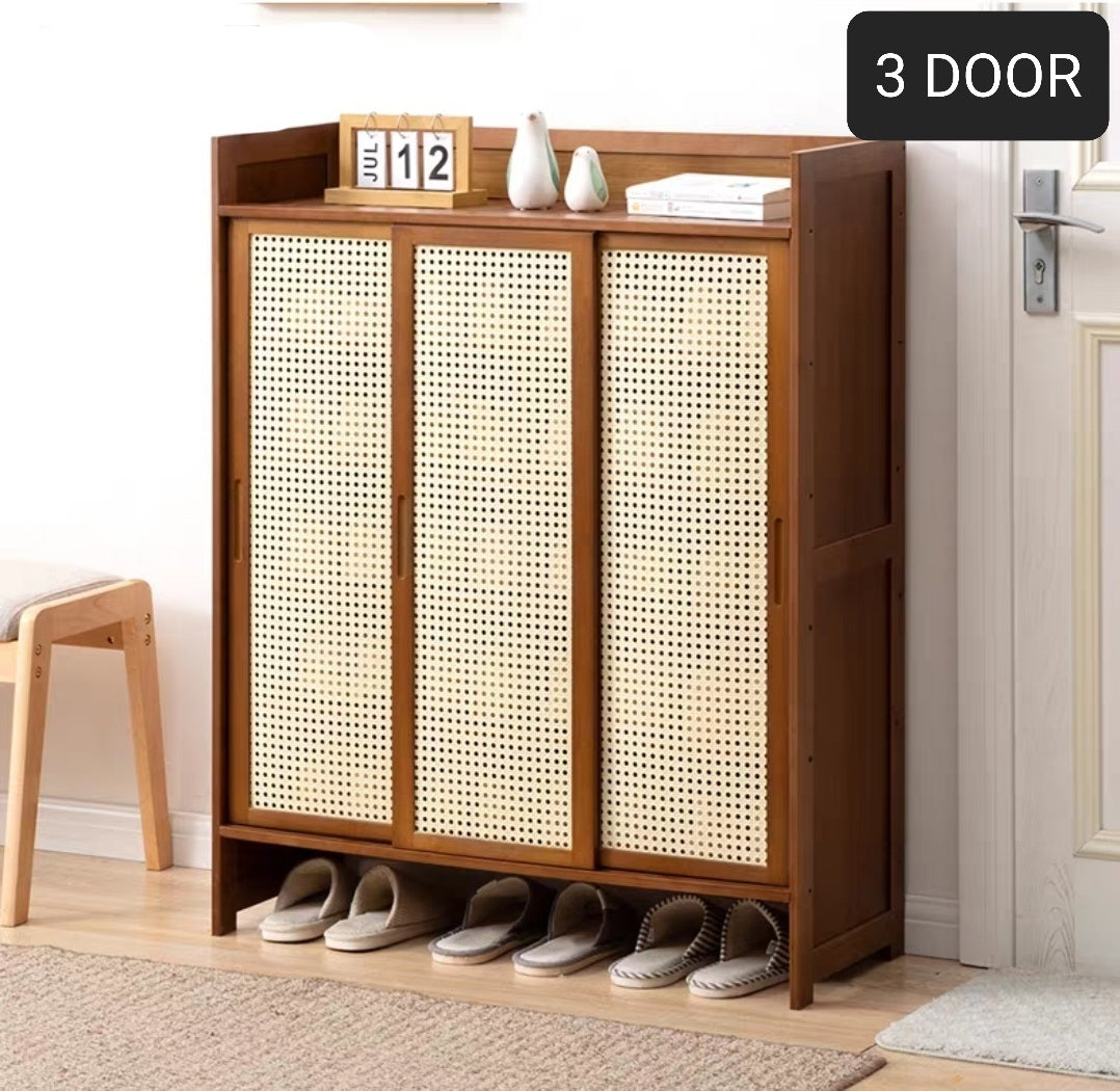 RALPH Vintage Rattan Shoe Cabinet