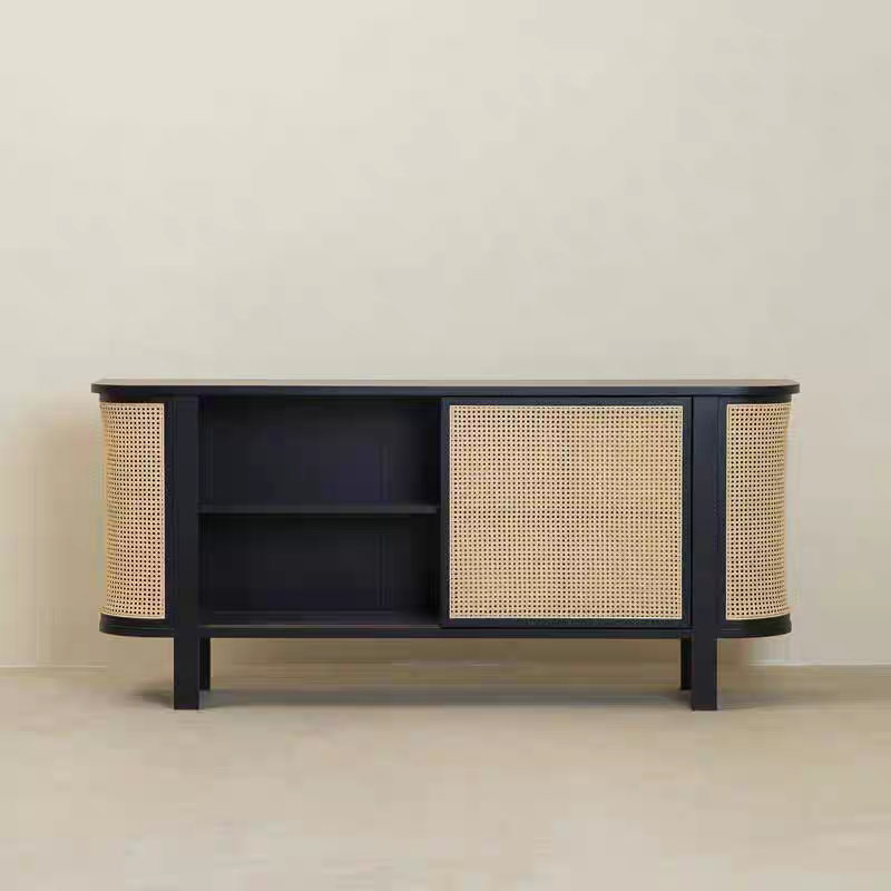 RENOIR Japandi Rattan Sideboard