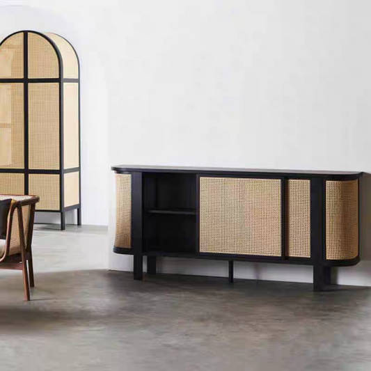 RENOIR Japandi Rattan Sideboard