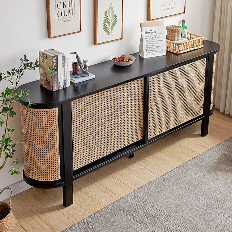 RENOIR Japandi Rattan Sideboard