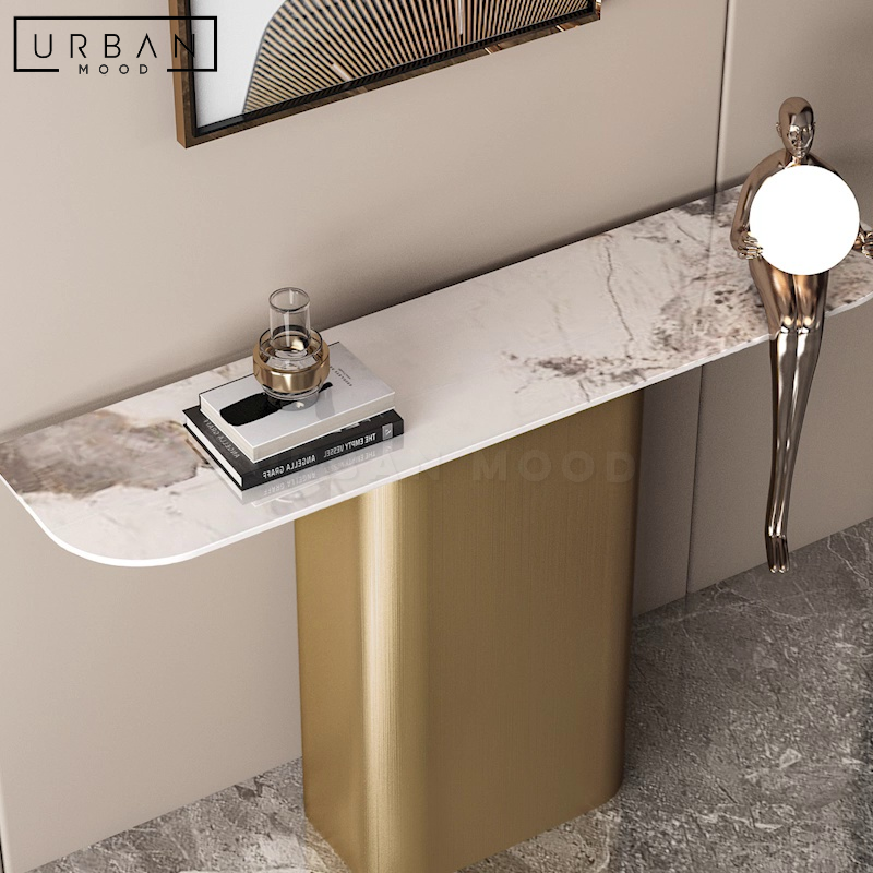 RIFT Modern Sintered Stone Console Table