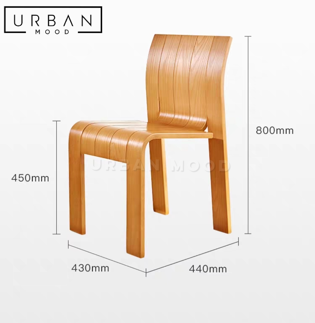 Premium | RIVEN Japandi Dining Chair