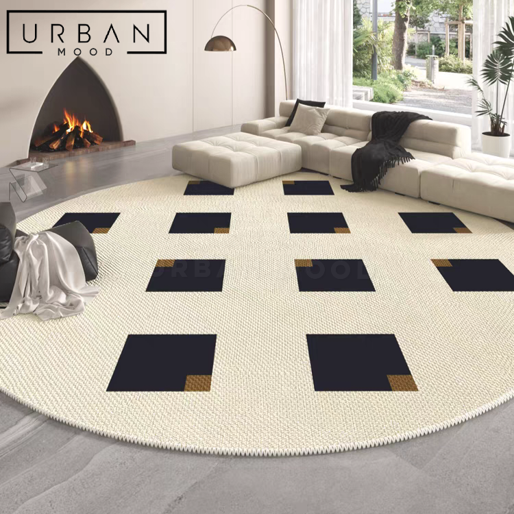 ROMUS Modern Round Rug