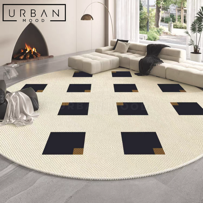 ROMUS Modern Round Rug