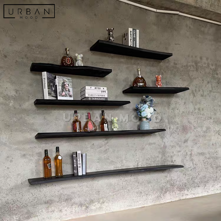 RONSON Solid Wood Floating Shelf