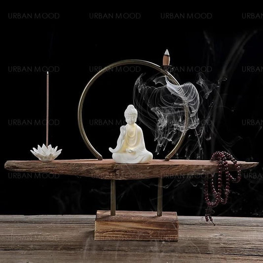 SACHIO Contemplative Buddha Aroma Diffuser Decoration