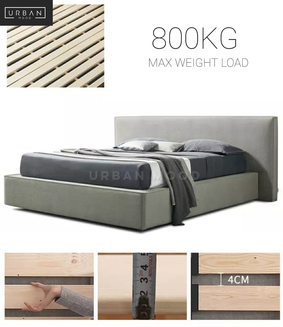 SACHS Modern Platform Bedframe