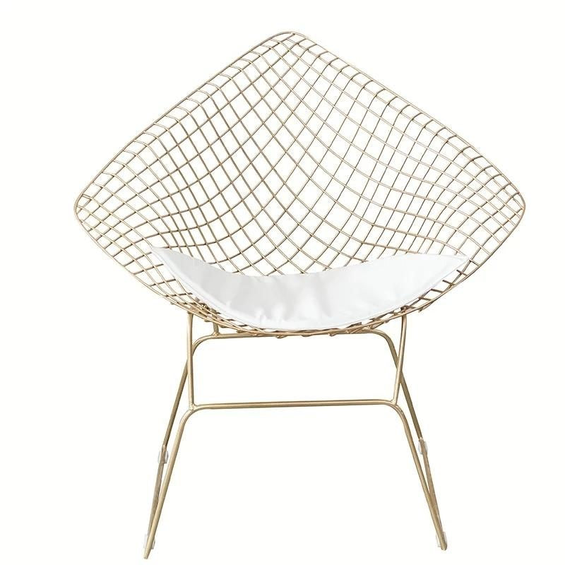 SANCTUARY Modern Wire Frame Armchair