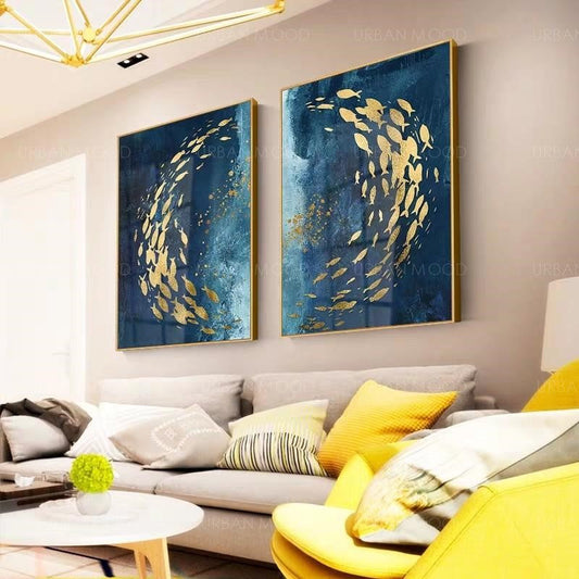 SAPPHIRA Ocean of Abundance Wall Art Painting